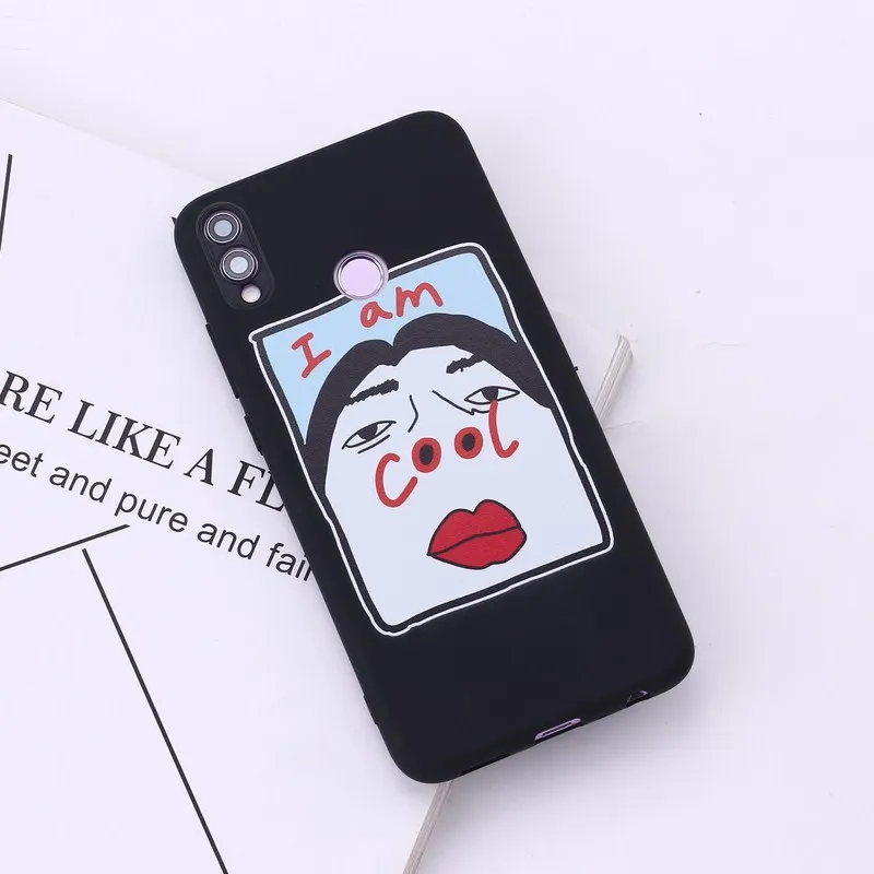 For Huawei Mate 20 P30 P20 Pro Lite Nova 5 Honor 9x 8x I AM COOL Girl Memes Camera Protect Soft TPU Phone Case Cover |