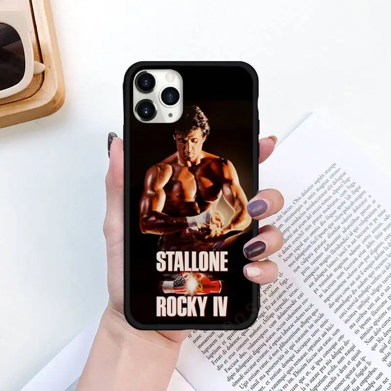 

Rocky Balboa famous movie Phone Cases for iPhone 11 12 pro XS MAX 8 7 6 6S Plus X 5S SE 2020 XR Luxury brand shell funda coque