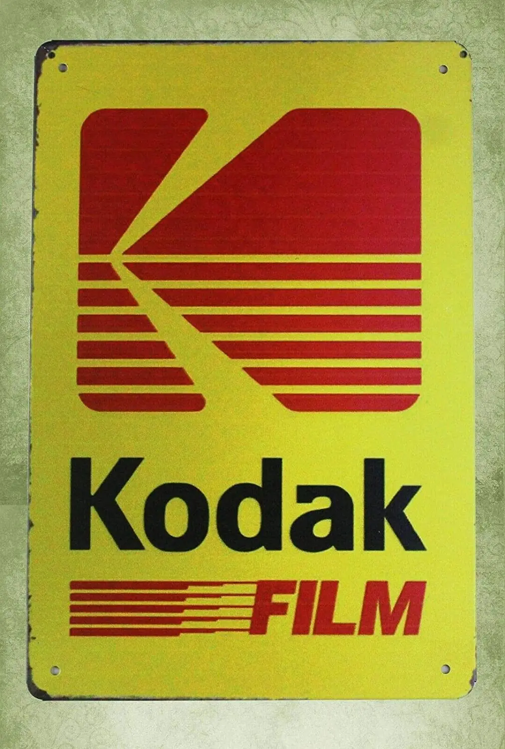 

Metal Sign 8 x 12inch - Kodak Film Vintage Vintage Look tin Sign Wall Decoration Bar Cafe Home Decor his Hers Wall Decor
