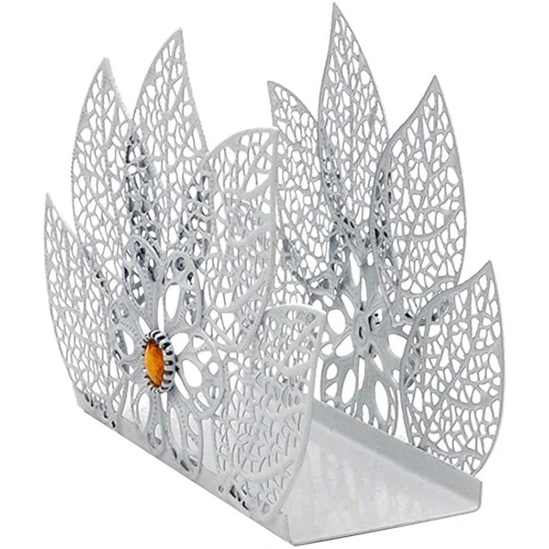 Белая стойка для салфеток держатель свадебного банкета полотенец Органайзер