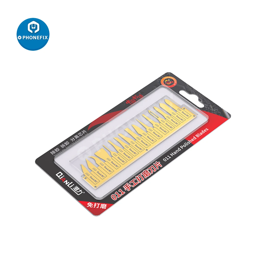 Qianli 007 008 009 Набор инструментов для ремонта ножей CPU Glue Remover Motherboard BGA Repair Blade Pry Cleaning Scraping IC Chip Remove Tool