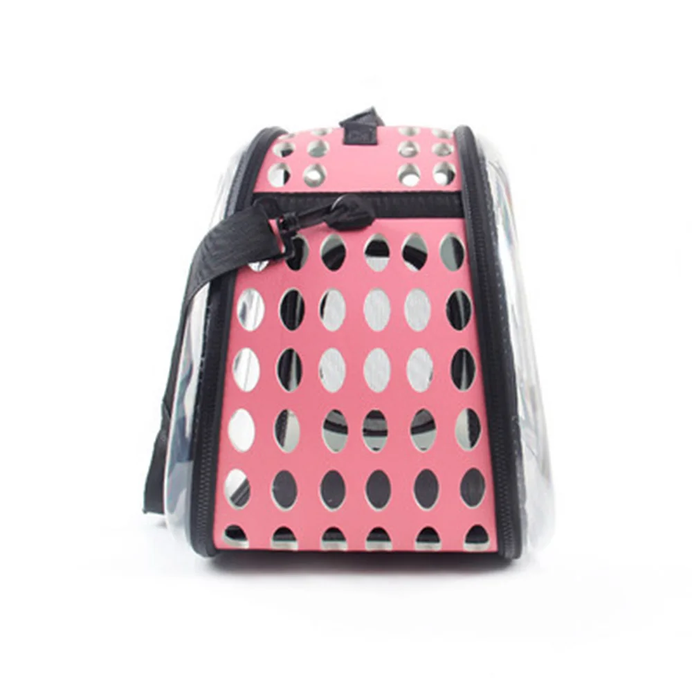 

Pet dogs Cat Shoulder Bag Portable Foldable Transparent Cat Dog carrying Bag Pet Carrier Bag Handbag Pet Carrier Shoulder Bag