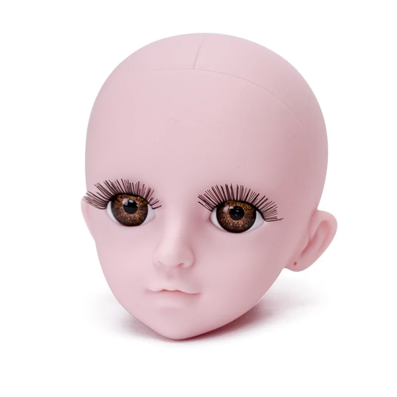 60 см BJD кукла голова 1/3 Белая пустая макияж без макияжа глаз с глазными ягодицами