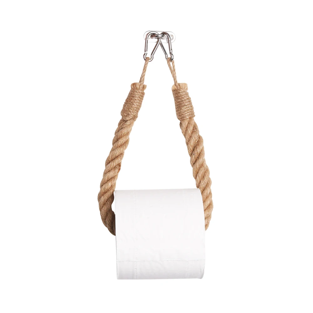 

Джутовая веревка держатель для туалетной бумаги стойка Wc держатель рулона для кухни держатель для рулонной бумаги для украшения дома отеля...