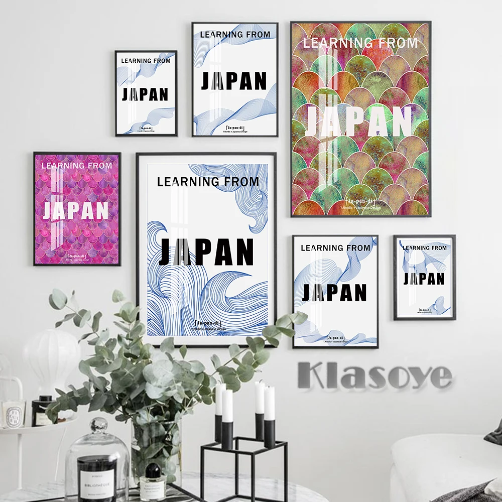 

Japan Wall Printed Vintage Drawing Poster Abstract Illustration Prints Art Scandinavian Boho Decor Living Room Canvas Painting