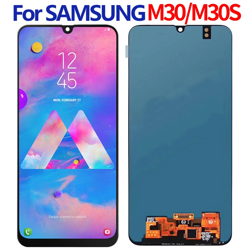 

6,4 ''активно-матричные осид, для Samsung Galaxy M30 ЖК M305 M305F ЖК SM-M305F M307 M30S ЖК-дисплей с цифровым преобразователем сенсорного ввода в сборе