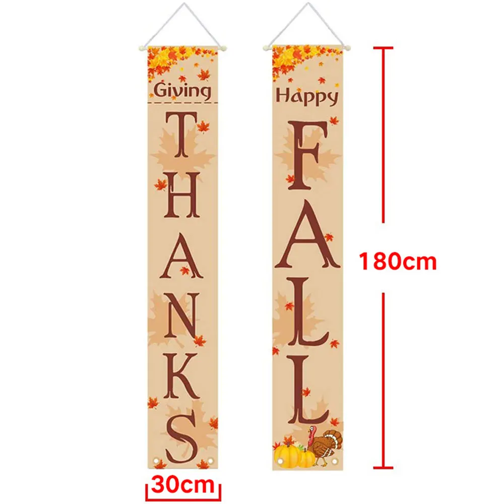 Счастливая осень Урожай декоративные крыльцо знак двери приветствуется висячий