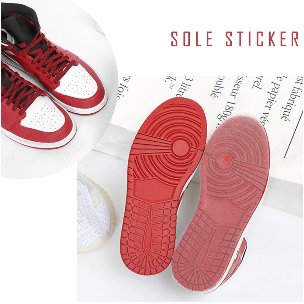 Demine Sole Tape Sticker Transparent Anti-slip for Sneaker Outsoles Protect Shoe from Wear Tear Sport Shoes Soles Replacement
