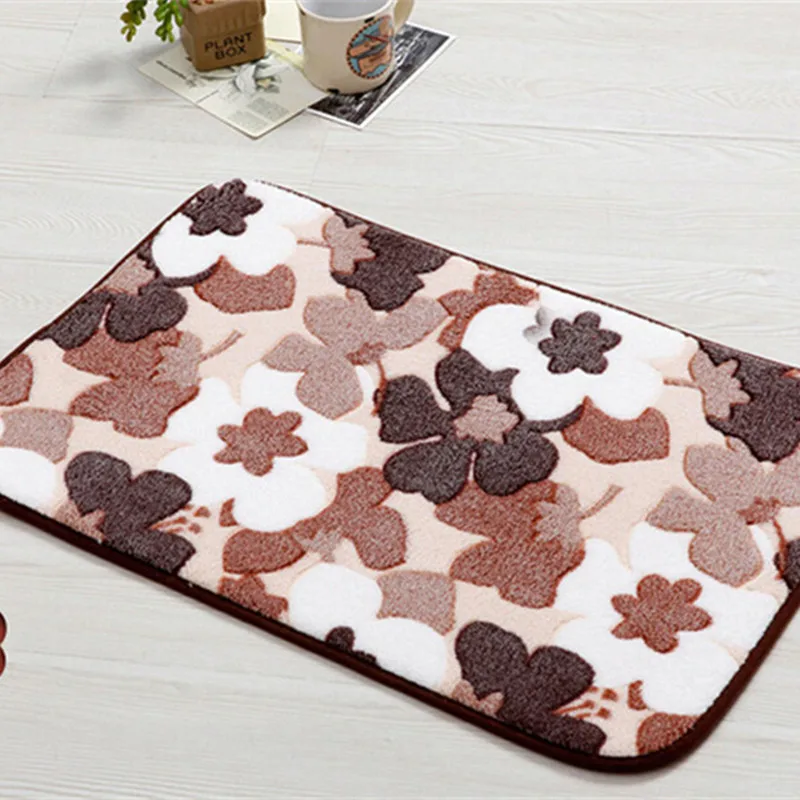 Новый размер 40 см * 60 украшение дома ковер Ванная комната ковролин разноцветный