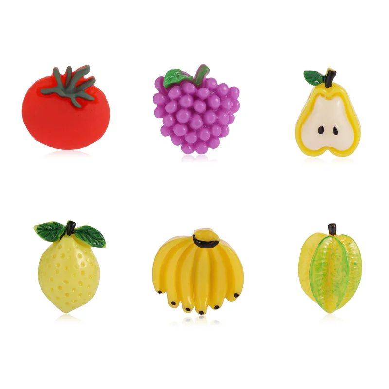 

Blucome Small Fruit Series Brooches For Women Girls Wedding Party Handsome Style Lovely Pins Accessories Hat Bag Brooch Badge