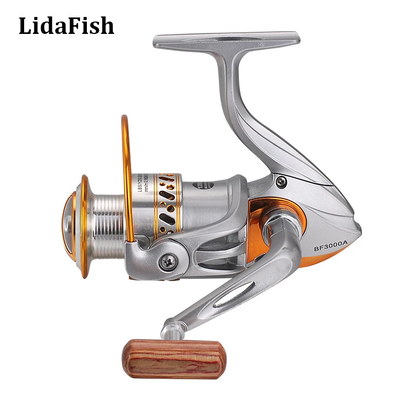 

LIDAFISH Brand Fishing Reel BF2000-7000 Series Spinning Reels Metal Spool 4.7:1/5:2:1 11+1BB Ball Bearings Fishing Wheel