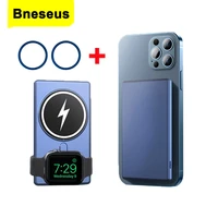 bneseus magnetic wireless power bank mobile phone charger for iphone 13 12 11 pro max magnet external battery portable powerbank