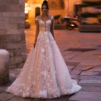 sevintage luxury lace wedding dresses off the shoulder appliques a line wedding gown sweetheart shinny tulle bridal gown
