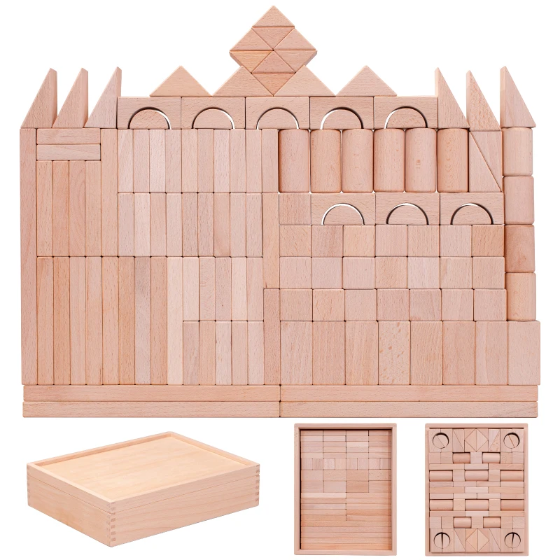 

Accessories Container Blocks Garden Architect Educational Boys Toys Architecture Brinquedos Menino Wooden Cube Gifts EA60JM