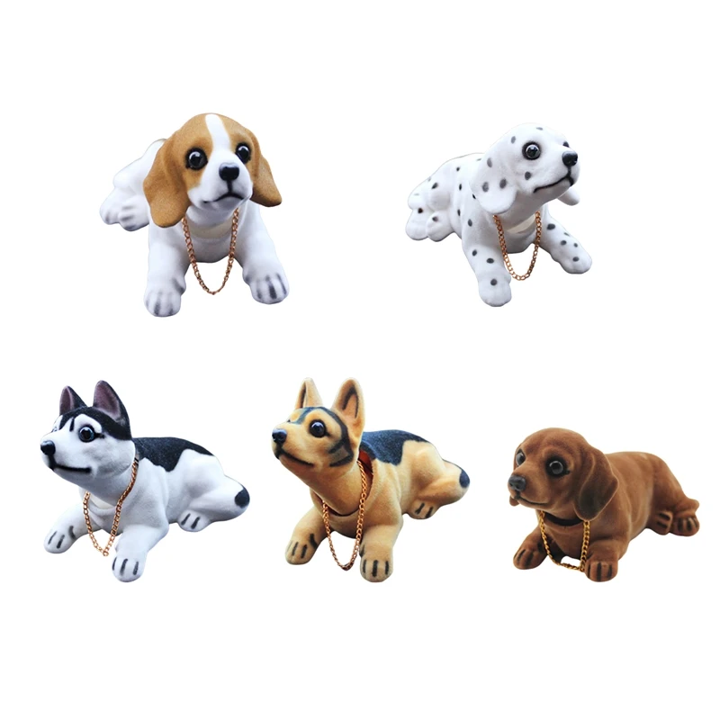

Cute Shaking Head Dog Doll Ornaments Car Interior Dashboard Ornaments Decoration Creative Gift Tabletop Ornaments Car Accessorie