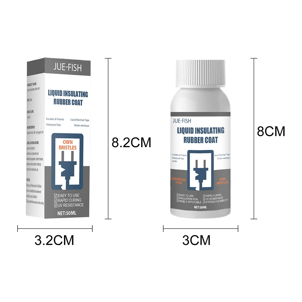 50 мл изоляционный Электрический герметик жидкая лента паста водонепроницаемая