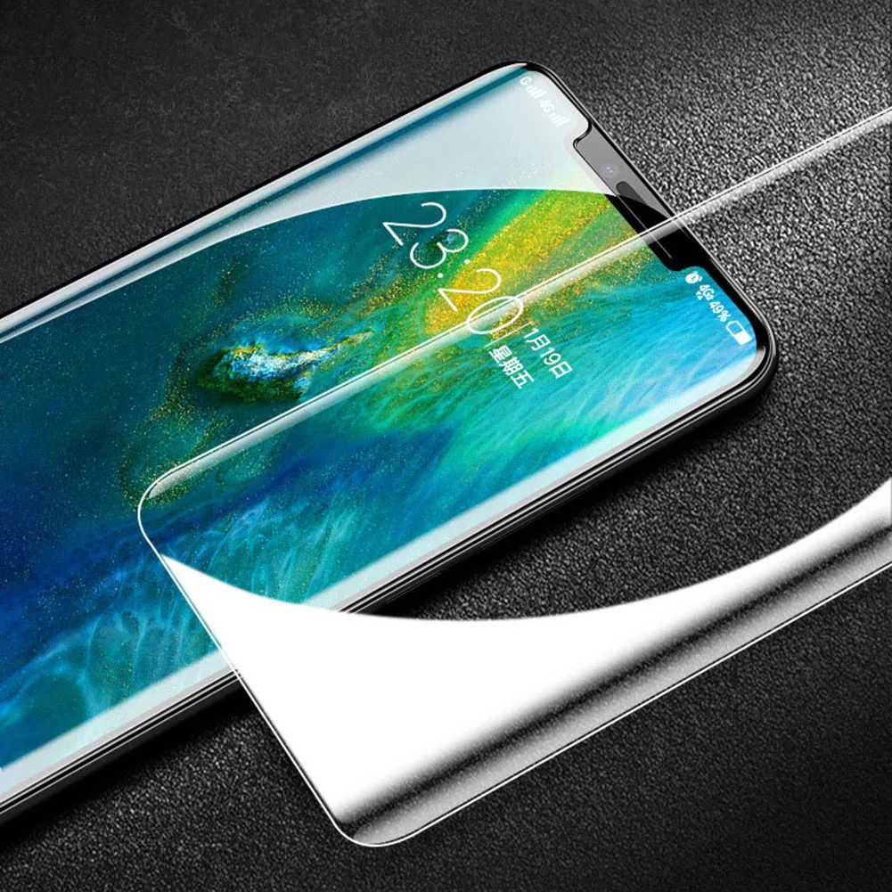 УФ жидкое полное покрытие закаленное стекло протектор экрана для OPPO Find X/sony XZ3