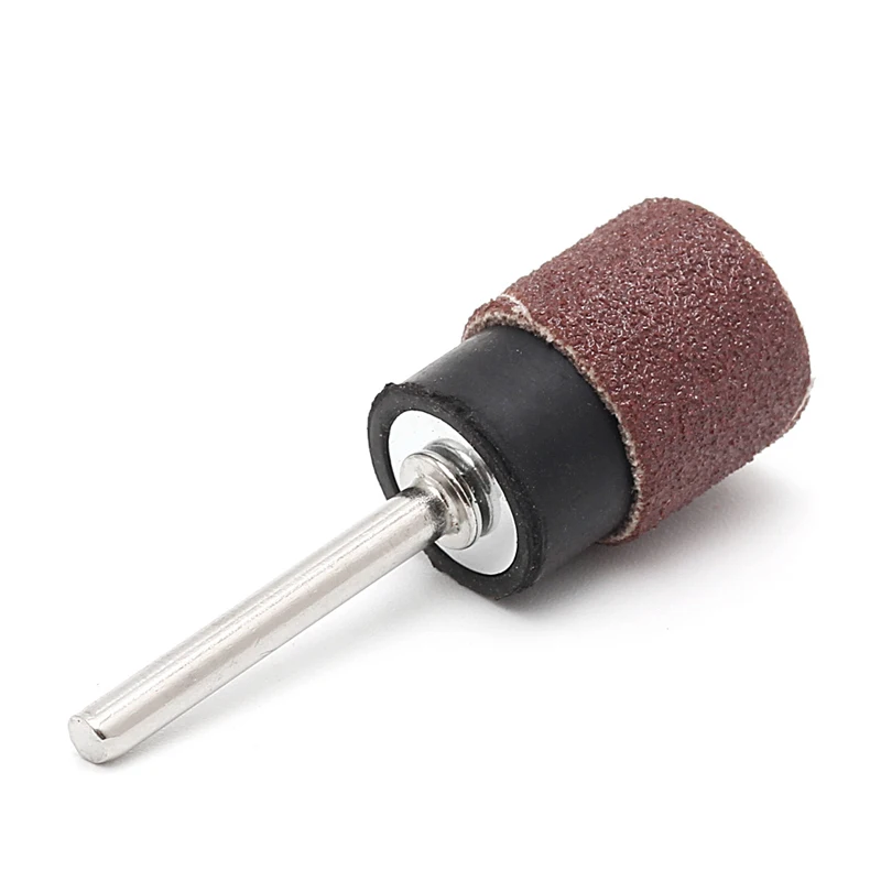 10 Pcs 12.5mm Grit 120# Sanding Bands +3.17mm Mandrel Rotary Tool Nail Drill Bit | Инструменты