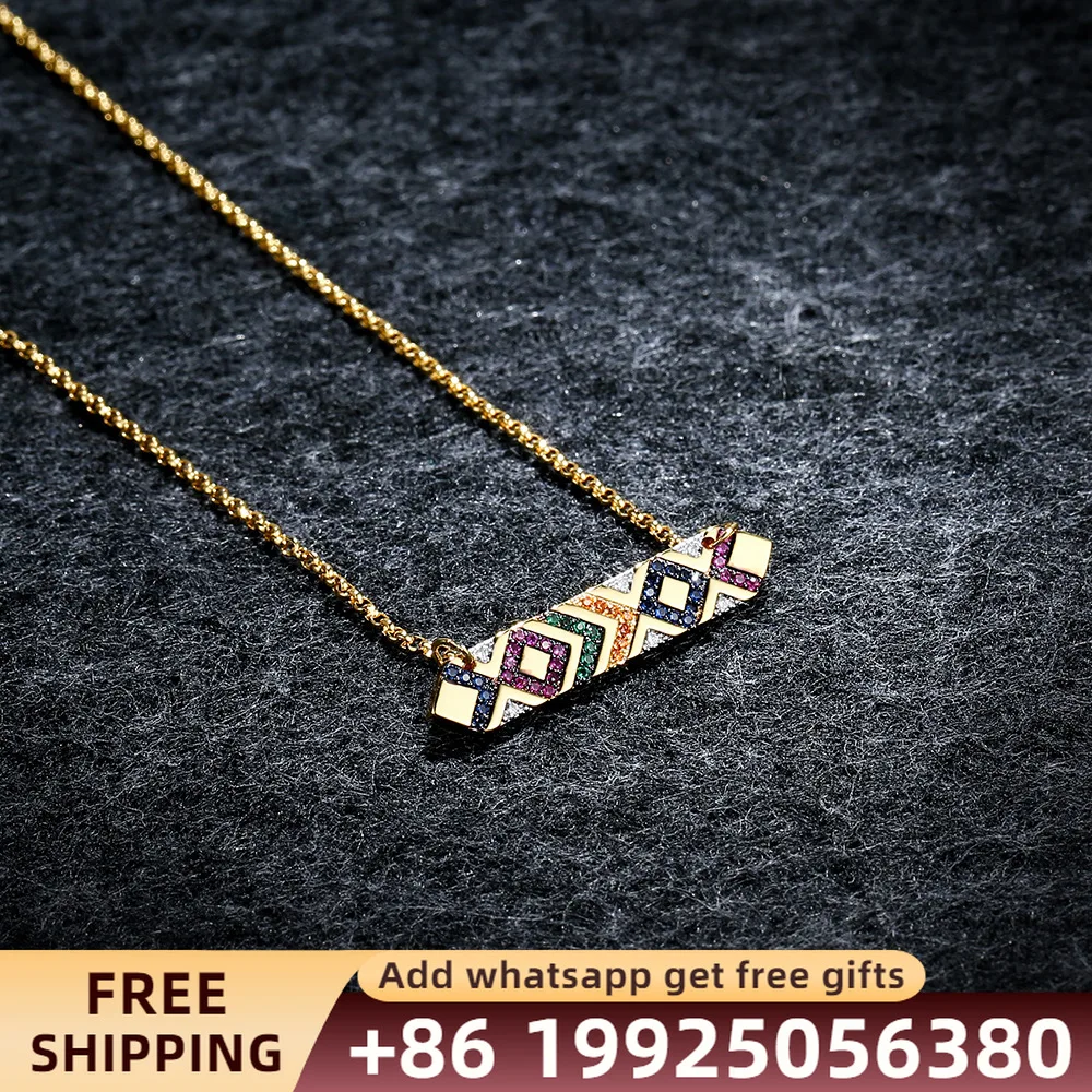 

Женское ожерелье с подвеской из серебра 925 пробы, оригинальный классический модный подарок 1:1