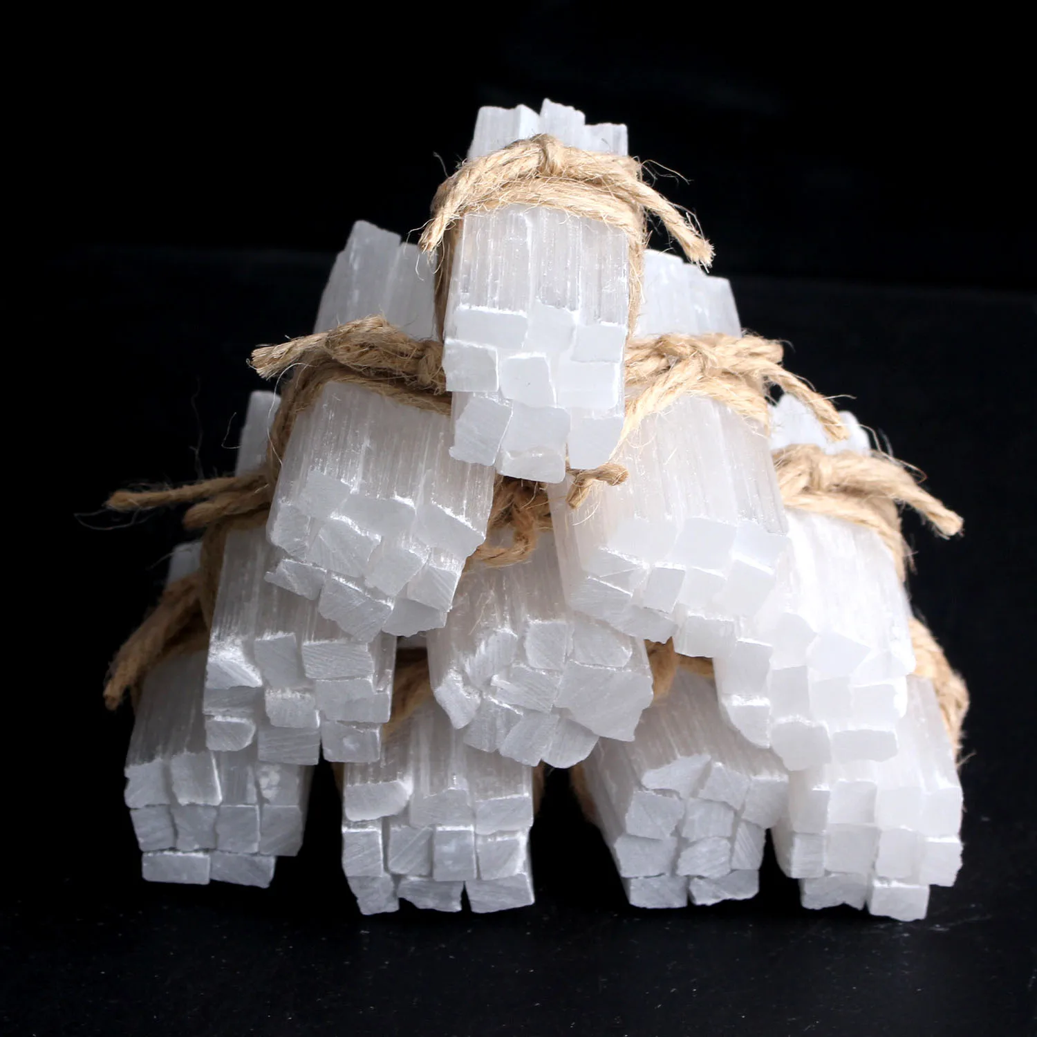 Оптовая продажа 50 60 мм натуральный белый селенит Кристальные кристаллические