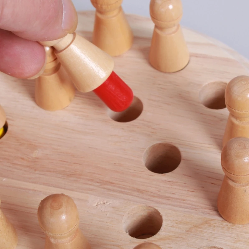 

Wooden Memory Chess Toys Logical Thinking Training Children's Brain Intelligence