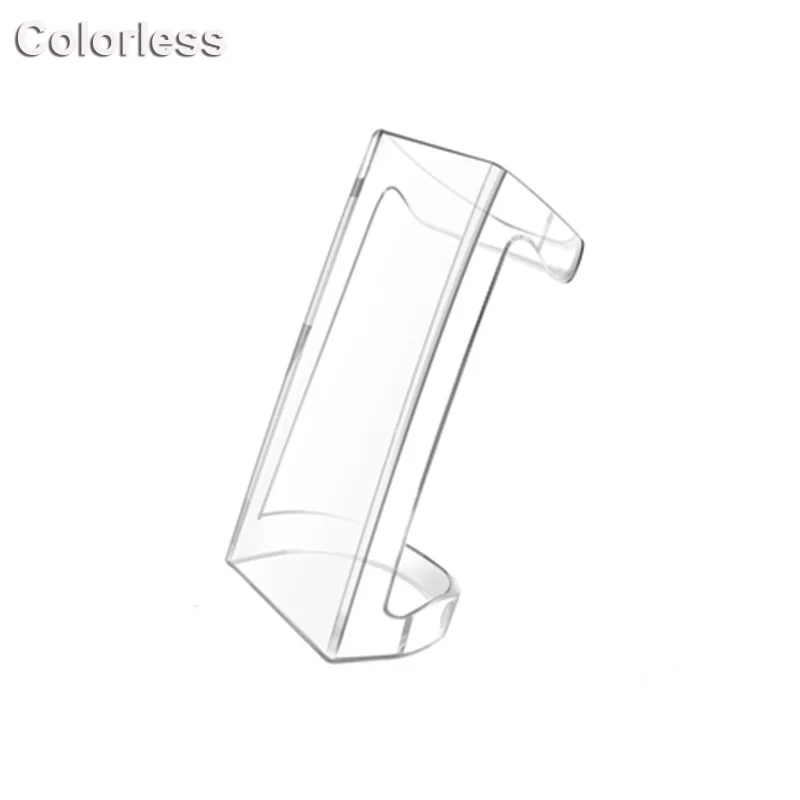 Чехлы для Fitbit Charge 2 Чехол протектор для Fitbit Charge 3 Смарт аксессуары бампер TPU экран с пленкой защитный чехол - Цвет: Transparent
