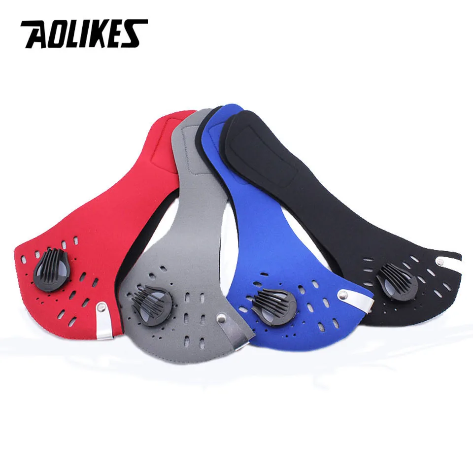 Велосипедная маска AOLIKES с фильтром защитная велосипедная активированным углем PM