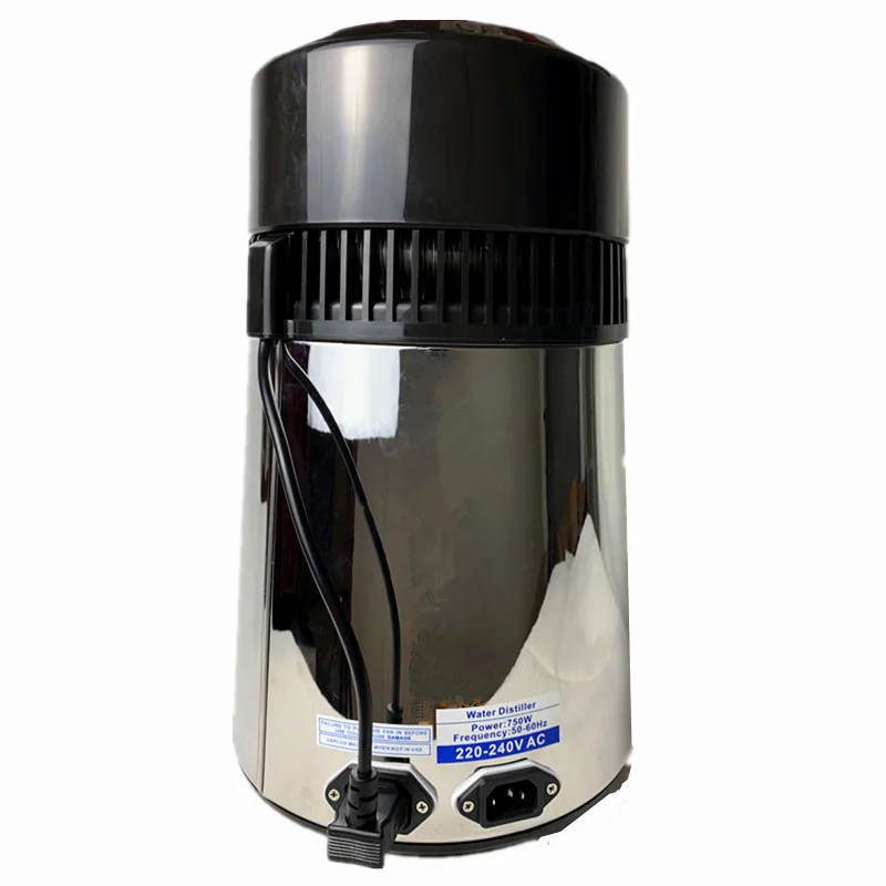 Дистиллятор воды из нержавеющей стали очиститель фильтр для тела со стеклянной