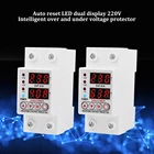 Регулятор напряжения, защита от перенапряжения под напряжение, 220 В, 63 А, 40 А, устройства защиты от перенапряжения и перегрузки по току, Din-рейка