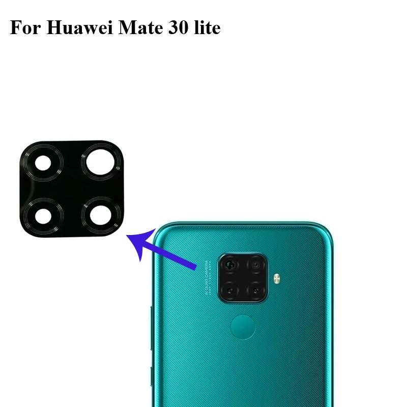 

2PCS High quality For Huawei mate 30 lite Back Rear Camera Glass Lens test good For Huawei mate 30lite Replacement Mate30 lite