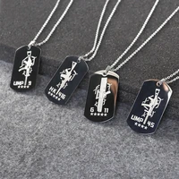 girls frontline ump45 404 hk416 g11 ak12 dog id tags necklace fashion pendant chain choker accessories jewelry cosplay gift