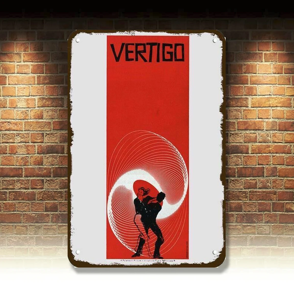 

Выпуск фильма VERTIGO 1958, винтажный внешний вид, искусство басов SAUL