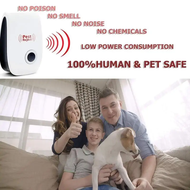 Многофункциональный Ультразвуковой Отпугиватель вредителей электронный