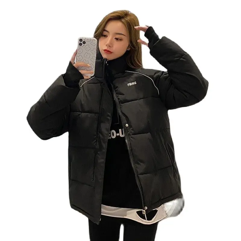 Women Clothes 2022 Fashion Ddown Padded Jacket Women Winter New Korean Version Loose Thick Short Bread Jacket Ffemale Jacket