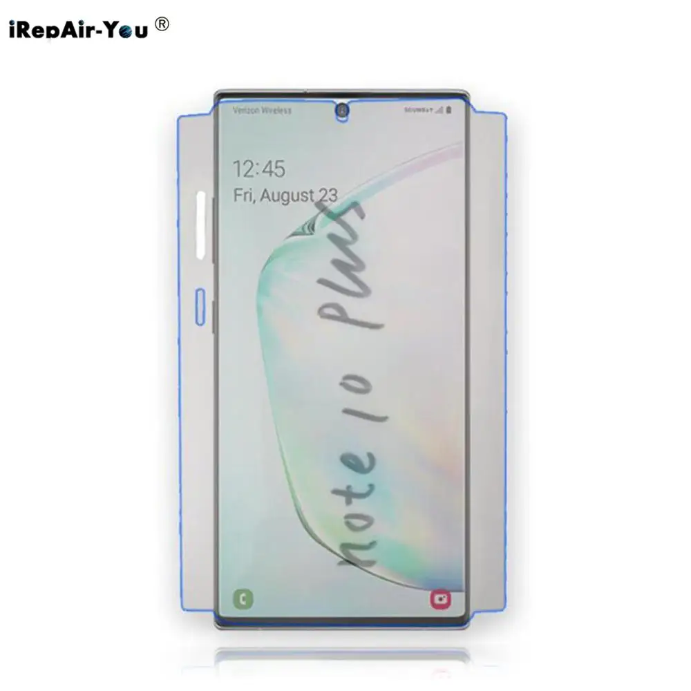 9D полная передняя Гидрогелевая пленка для samsung Galaxy Note 10 Plus 9 8 S10 S8 S9 S7 edge TPU задняя