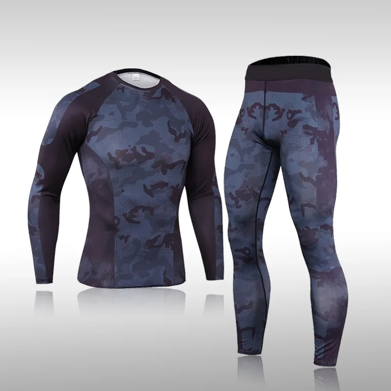 

Спортивные Компрессионные колготки из 2 предметов для бега, тренажерного зала, фитнеса, бега, Мужские боксерские свободные боевые спортивны...