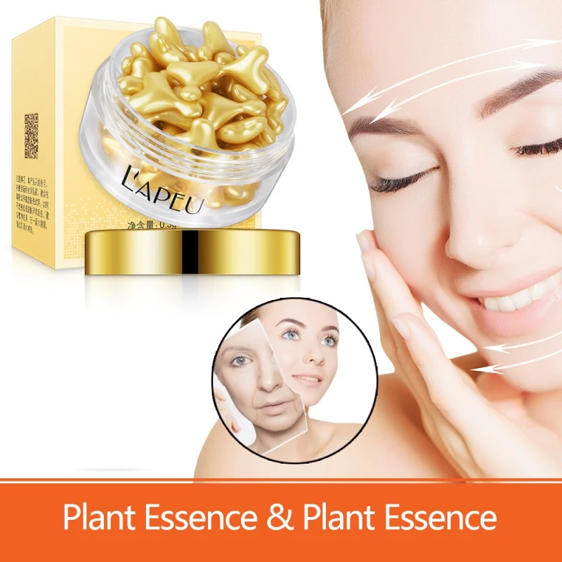 Sheep Placenta Gold Capsule Essence Hydrating Firming Skin Ant-wrinkle Anti-drying Face Serum | Красота и здоровье