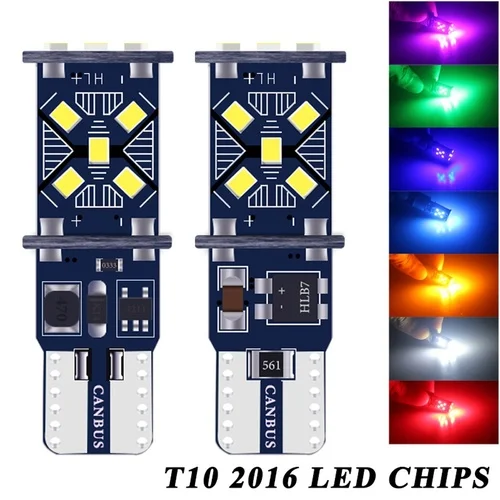 

Новые супер яркие светодиодные лампы T10 W5W, 2 шт., диагональ 168, 501, 2825, автомобильная лампа для чтения внутреннего интерьера автомобиля