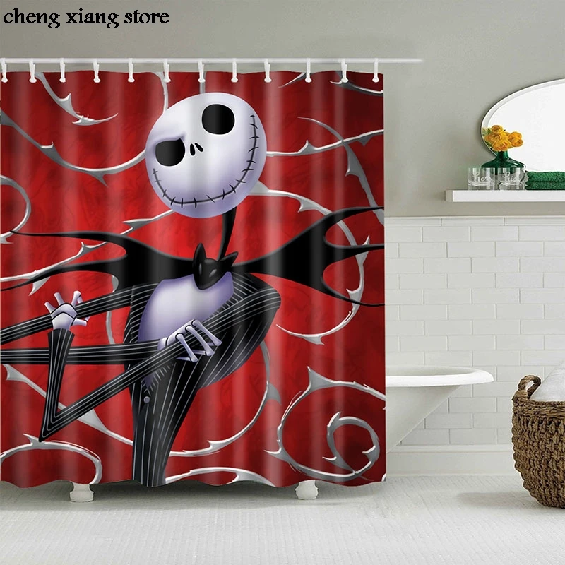 

Waterproof Series Shower Curtain Shower Curtains For Bathroom Multi-size Halloween Shower Curtain Partition curtain Bath screen