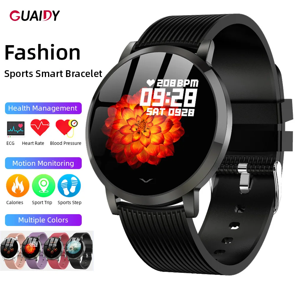 Bluetooth Смарт-часы для мужчин и женщин браслет с тонометром спортивный монитор сна