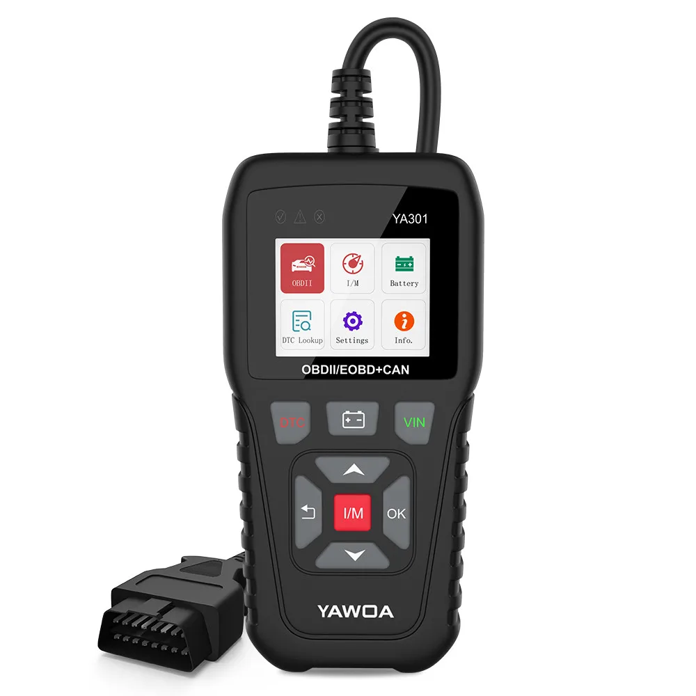 Диагностический инструмент для автомобиля YA301 OBD2, сканер, данные в реальном времени, тестер двигателя OBD 2, считыватель кодов автомобиля OBD2, Автомобильный сканер, бесплатное обновление