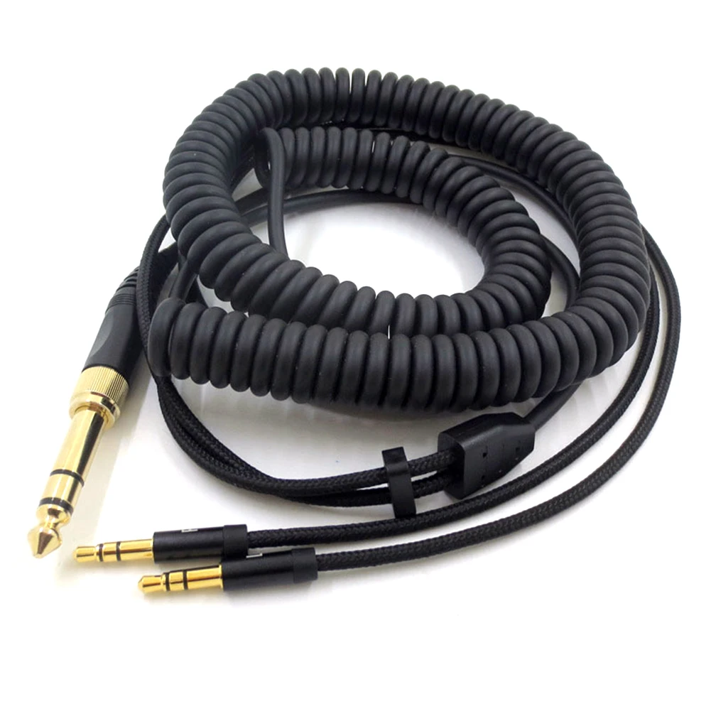 Wired Earphone Audio Cable for Denon AH-D7100/D9200/HIFIMAN Sundara Ananda HiFi Wire Headset Headphone Spring Cord | Электроника