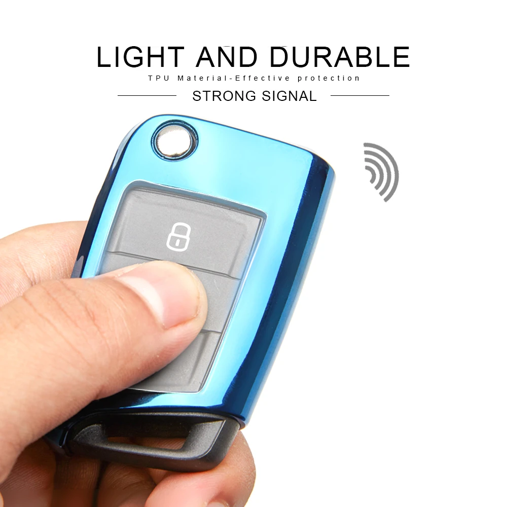 Чехол для автомобильного ключа чехол сиденья Ibiza Leon Мягкий защитный из ТПУ