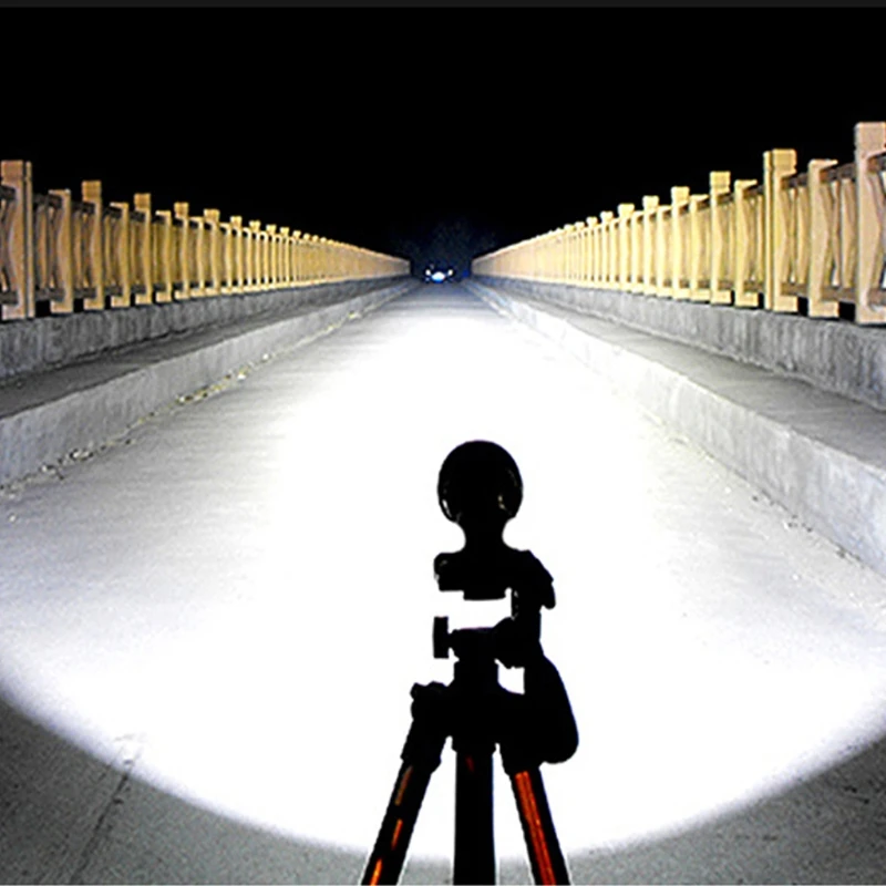 

Flashlight, 10000 Lumens 5 Modes XML T6 LED 18650 Powerful Torch Police Flashlight Lamp