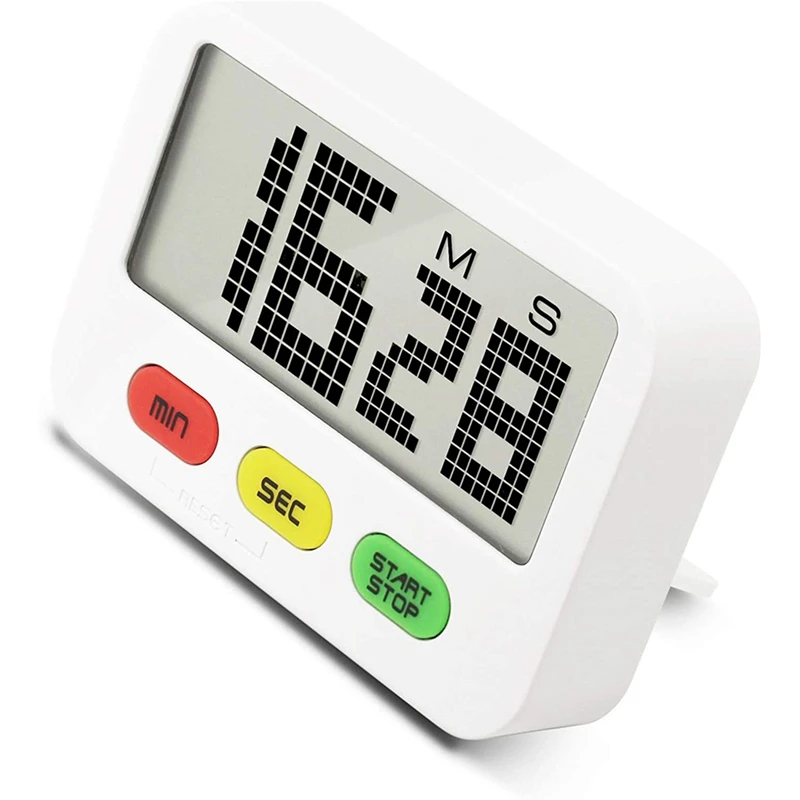 

Kitchen Timer, Magnetic Timer Kitchen Alarm Clock With Big Digits, Loud Alarm, Digital Timer For Cooking Sports Games
