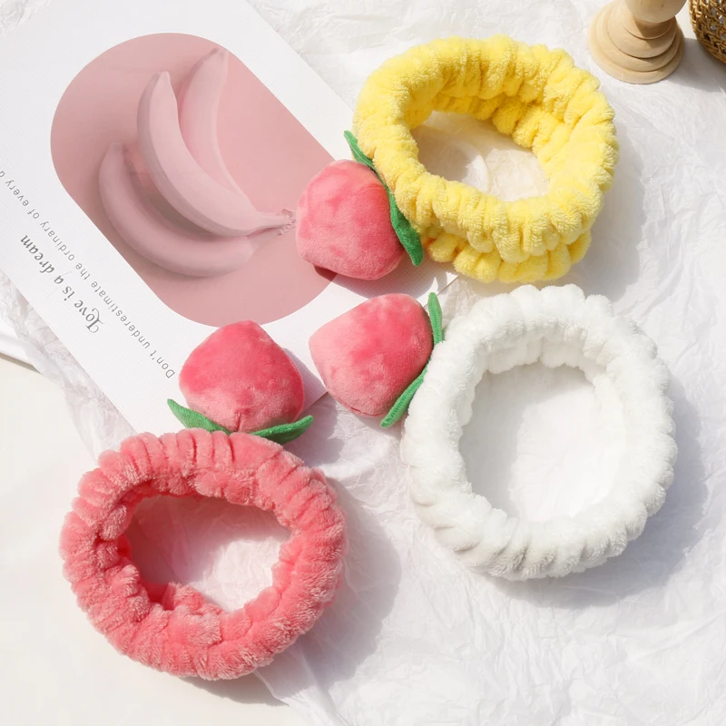 HZ 2019 новый корейский персиковый милый головной убор эластичные повязки на голову