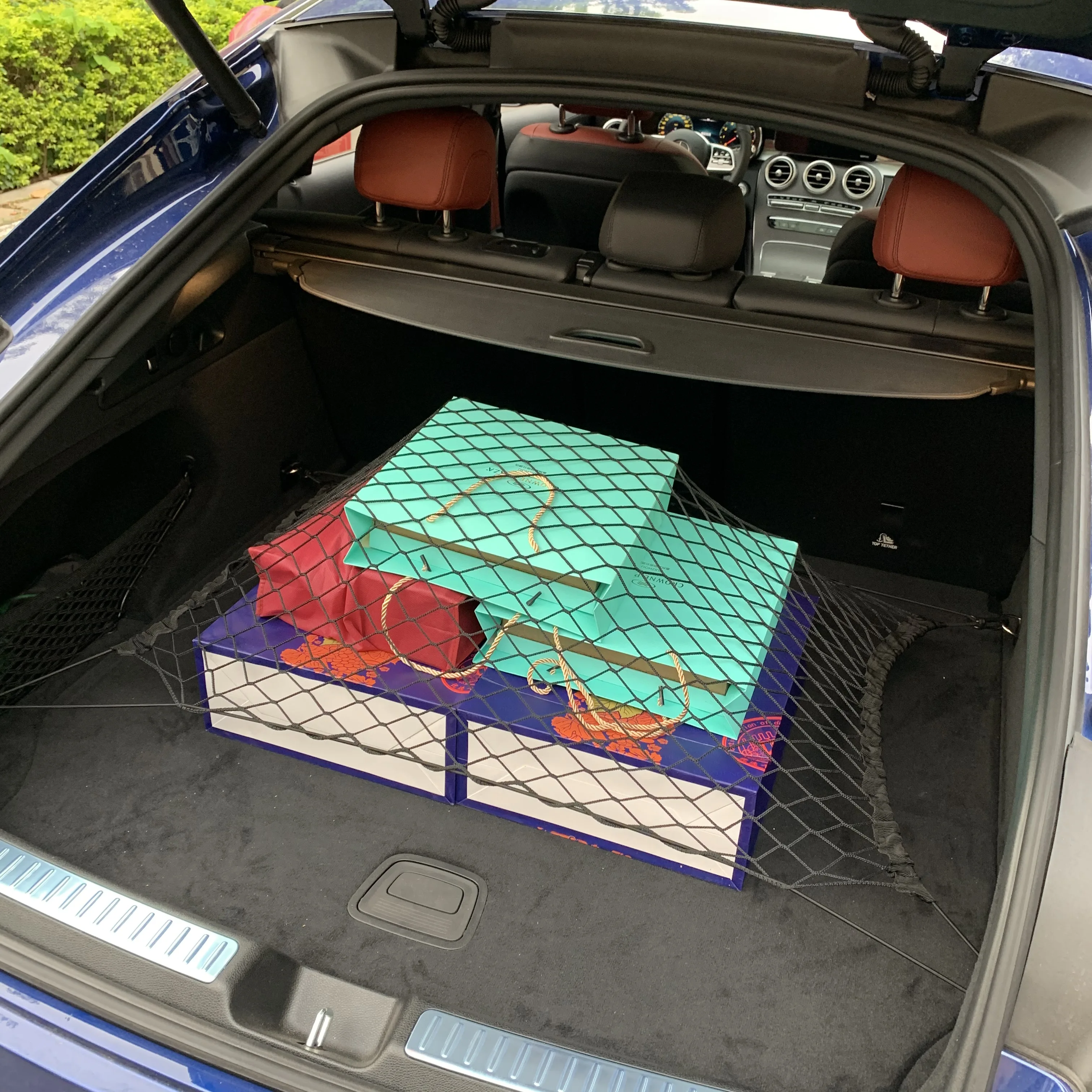 

Багажник БАГАЖНИКА АВТОМОБИЛЯ, органайзер с сеткой для Citroen DS-series C-myric-Triumph Picasso C1 C2 C3 C4 C4L C5 Xsara Cactus