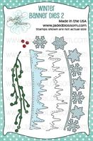 2021 new arrival winter snowflake banner metal cutting dies for scrapbooking craft die cut stencil mould sheet decor template