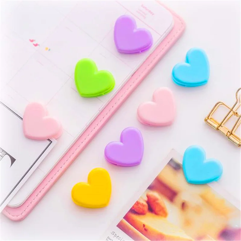 1 шт. Карамельный цвет любящее сердце зажимы украшения памятная фотография клип