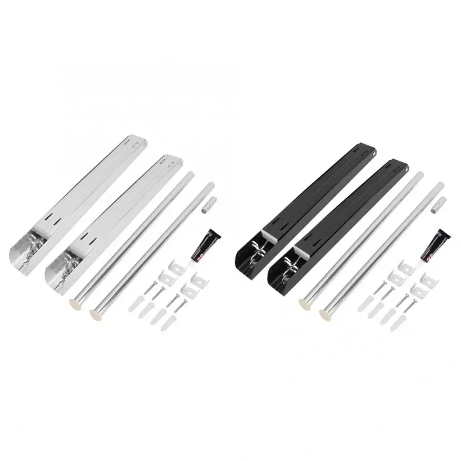 Вешалка для одежды 80 см вешалка с двойным кронштейном компактная Алюминиевая